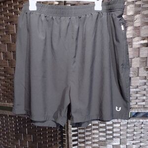 Northyard Black Athletic Shorts Mens 3XL